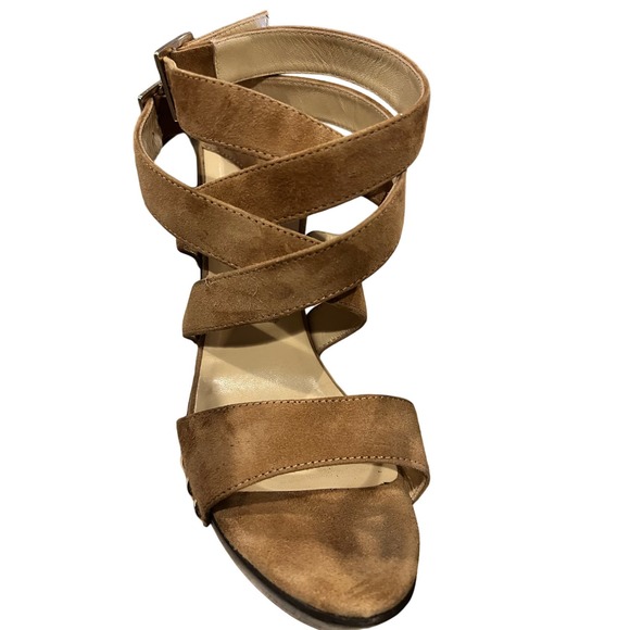 Jimmy Choo Suede Boho Hippy Strappy Heels Box and Dust bag Sandal Luxury Shoes - Picture 7 of 16